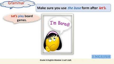 Grade 5 English Module 1 Let