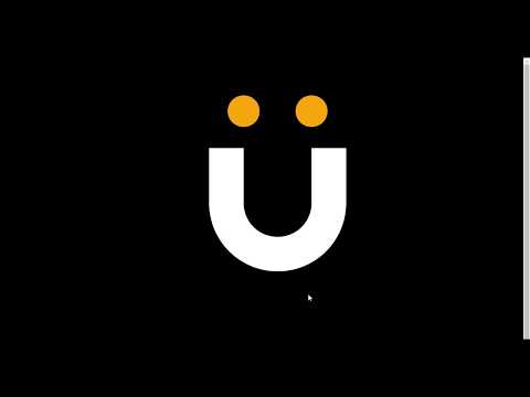 Dancing U Logo OR Icon Very Beautiful work With HTML and CSS Only Web Designing