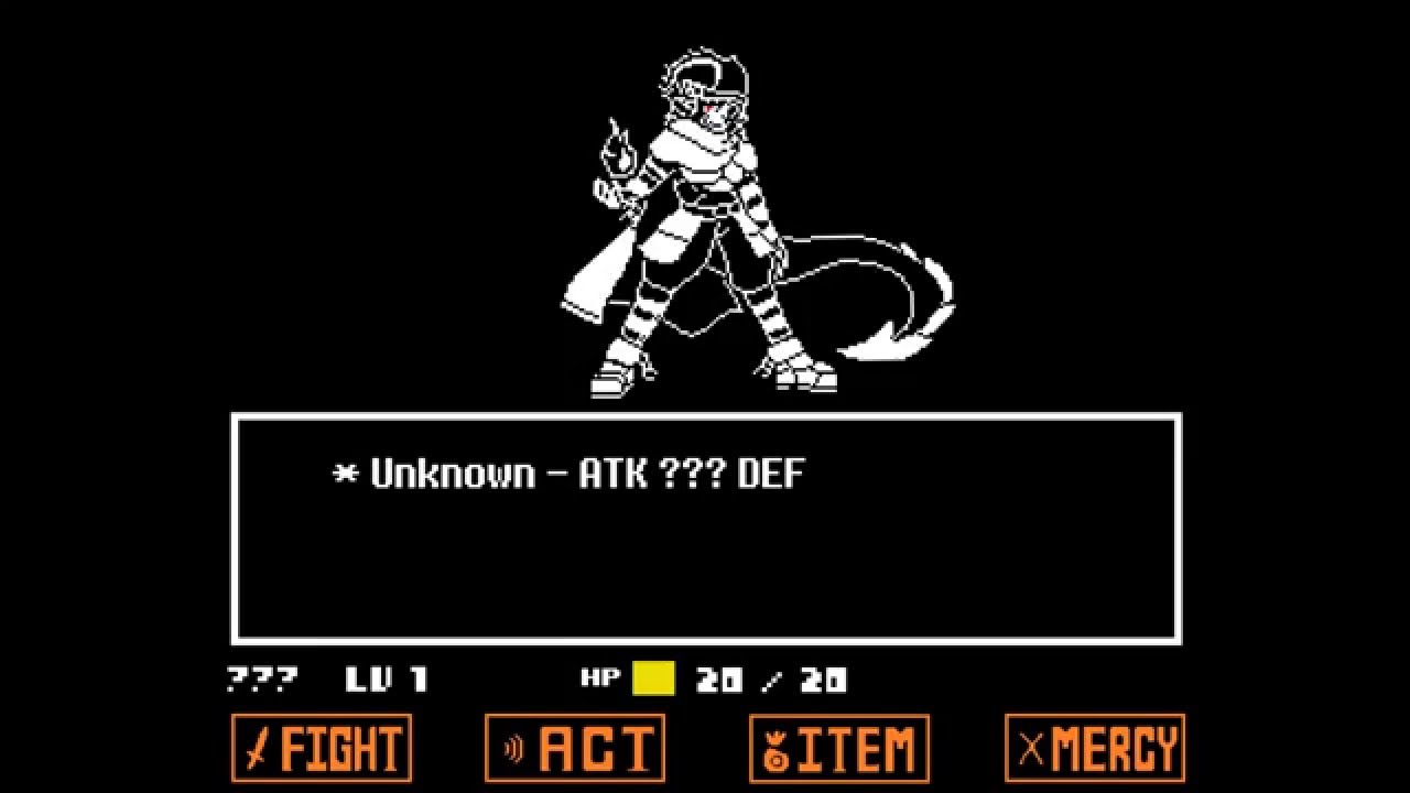 Unknown In Undertale Fan Made Battle Animation Youtube. 