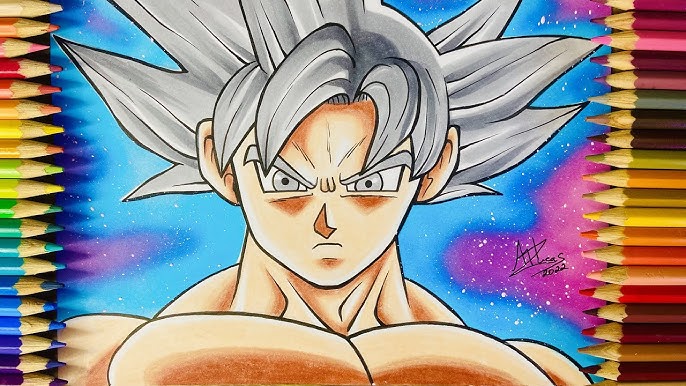 FanArt Desenhos on X: Goku Instinto Superior / by: Guilherme