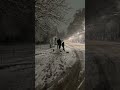 First snow in Tashkent