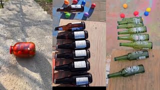 Breaking glass bottles and Breaking soft things 😱🔥 screenshot 4