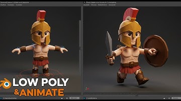 Low Poly Character Rigging & Animation in Blender | Beginner-Friendly Tutorial