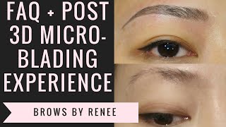 3D Eyebrows Microblading | FAQ & After Care