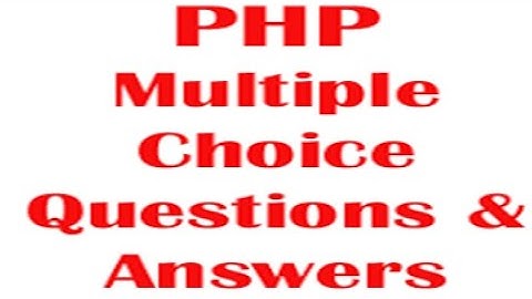 PHP MCQ SET 3