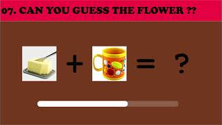 Guess The Flowers By Emoji ? | 10 Seconds Emoji Quiz screenshot 5