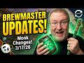 Tiger Palm Nerf Incoming - Brewmaster Monk Update 3/17