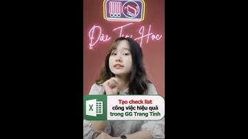 Tạo checklist trong google trang tính sao cho thật chuyên nghiệp #82 #shorts #short #tinhocvanphong