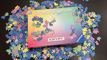 Ravensburger krypt|jigsaw puzzle|Gradient|Time lapse|#jigsawpuzzle #puzzle #satisfying #video #color