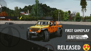 Heavy machines and construction By webperon games Released In play Store 😍 | My First gameplay