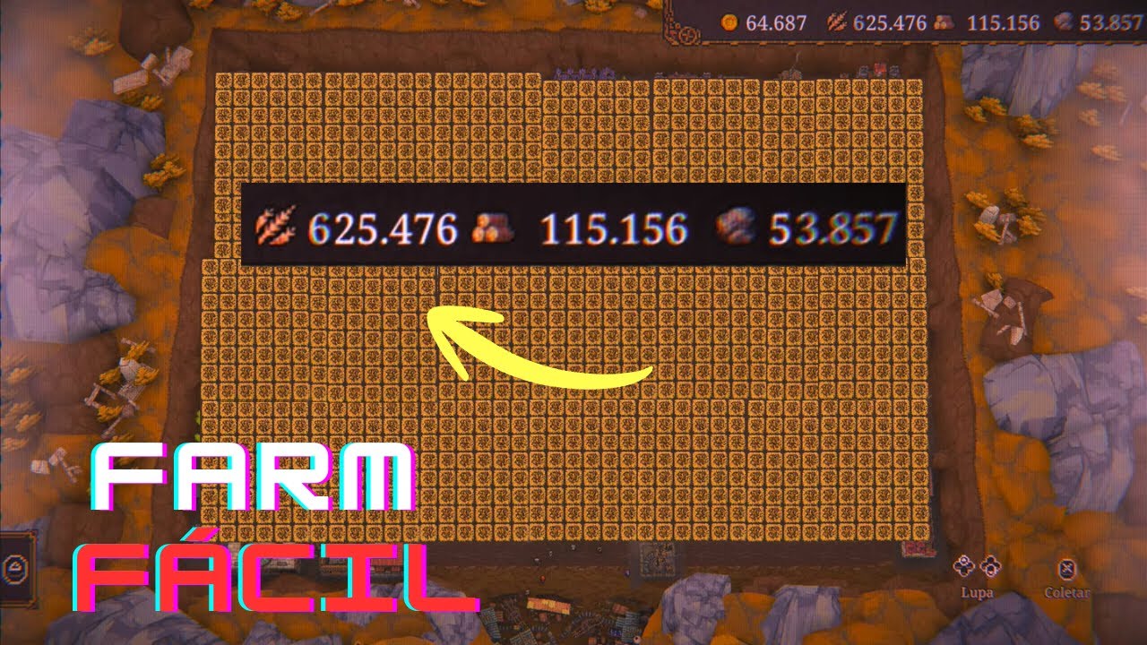 BALL x PIT - Consiga FÁCIL 100 PEDRAS, TRIGOS E MADEIRAS em uma única colheita!!!