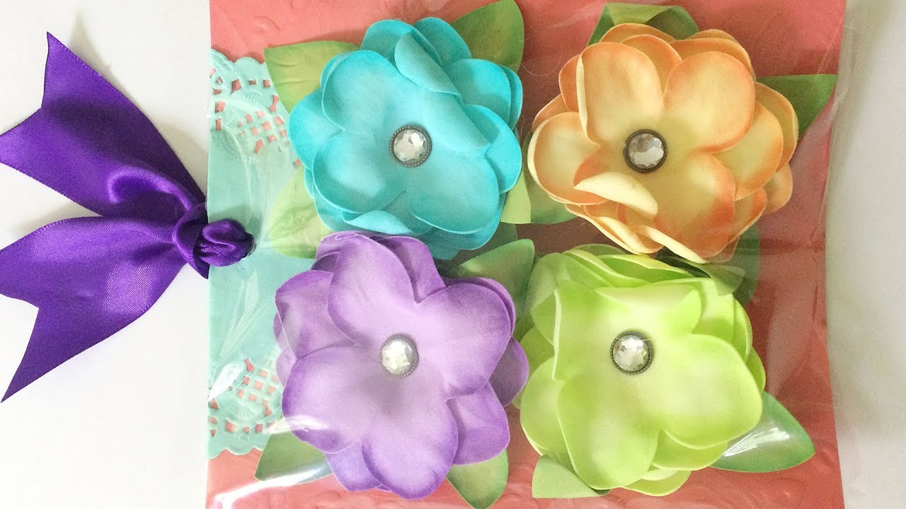 Foamiran Flowers Packaging Challenge Entry Happy Mail TN flower