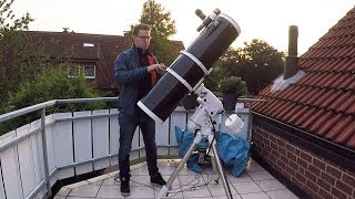 Observing Night (Moon through my Telescope)