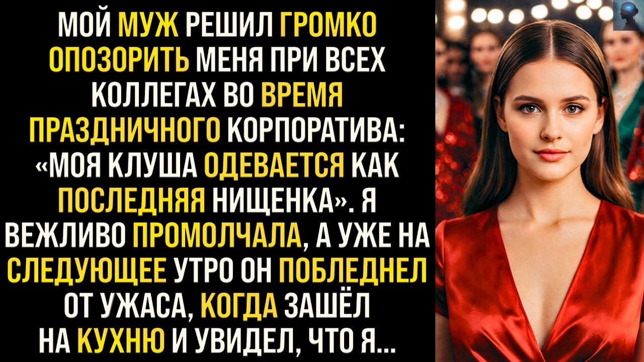 История Возмездия | Муж решил громко опозорить жену при всех её коллегах, но он еще не знал, что она