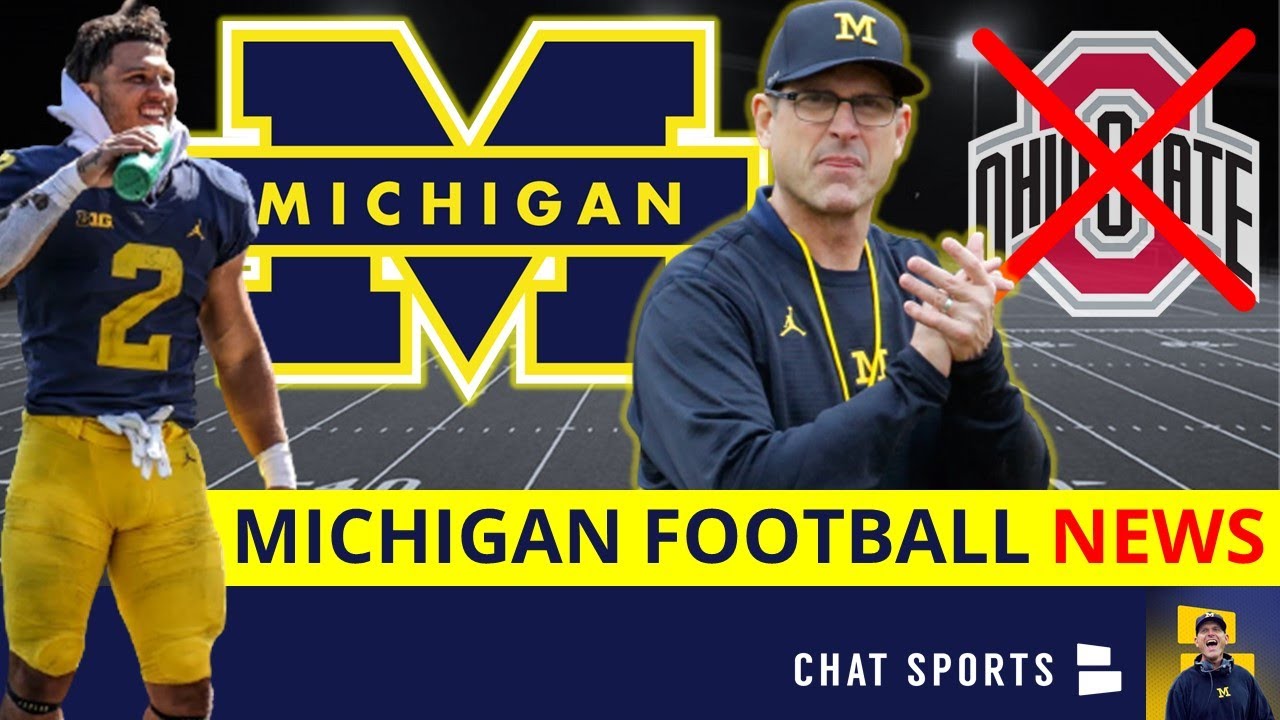 Michigan Football Rumors On Defensive Depth Chart For Ohio State, Blake Corum Injury, Rod Moore News
