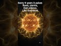 The Sun Has a Heartbeat. And It's Changing. ☀️ #space #mindsnap #universe #earth #mindblowing #facts