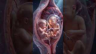Did you know 👶👶 Twins develop in TWO completely different ways #pregnancy #twins