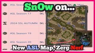 Snow On New ASL S22 Map, Zerg Nerf