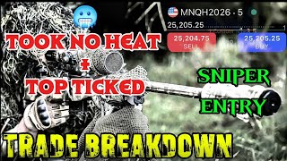 HOW TO TOP TICK Nasdaq + Take NO HEAT 🥶- Sniper Entry - Trade Breakdown - TUE 26 MAY 26
