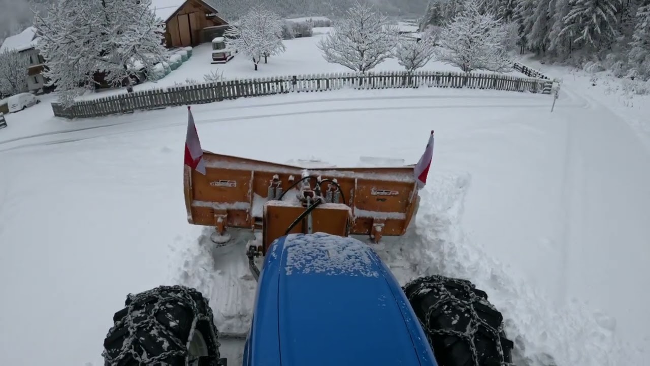 Winterdienst🚜❄️ 25cm Neuschnee❄️ Schneeräumung vom 17.02.2026