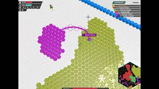 I BECAME THE HEXANAUT! (Dino-Weapon Plays: Hexanaut.io - No Commentary)
