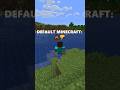 Default Minecraft vs Shaders #minecraft