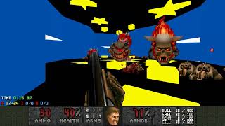 Doom II: 1 bad wad MAP 05 AMONGS THE STARS | Ultra Violence 100% MAX speedrun in 24.06