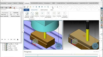 SOLID CAM 2.5 D MILL