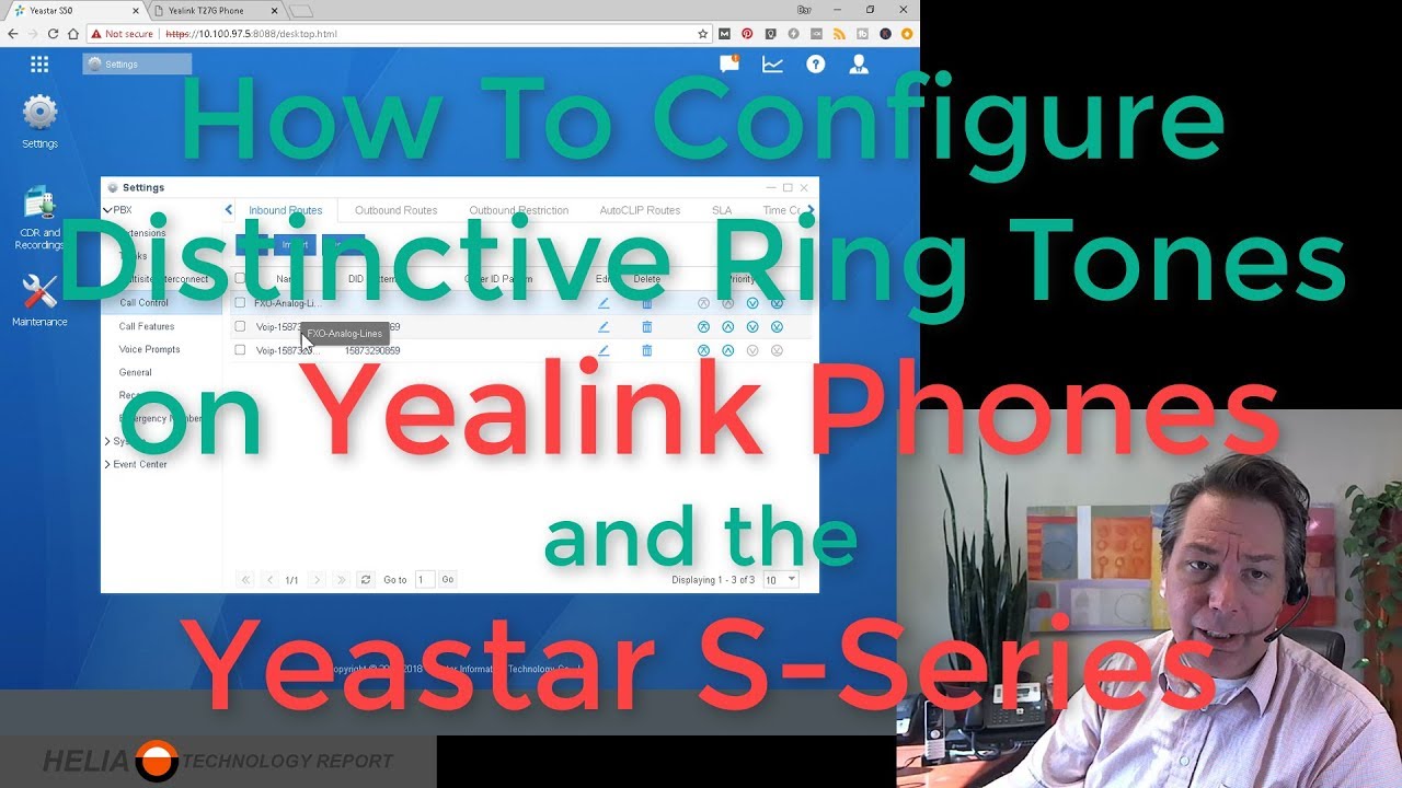 How To Configure Distinctive Ring with Yealink Phones on the Yeastar S