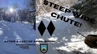 Steep Chute at Killington Vermont!
