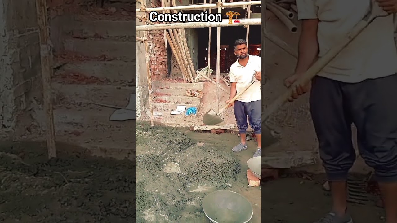 Cement Sand Gravel Mixing Method | On-Site Practical Video