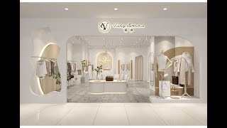 Naturalist White Modern Cave Fashion Store Design Ideas
