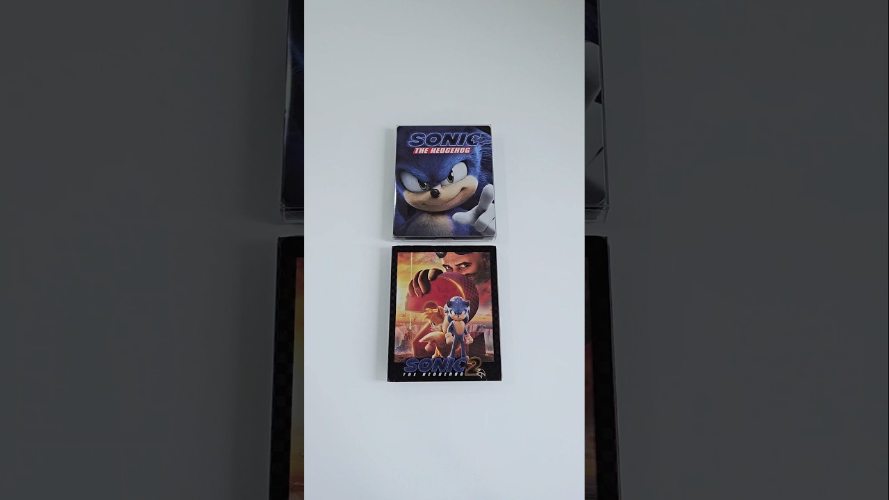 Who's excited for Sonic 3? Sonic 1 & 2 4k Blu-ray Movie Steelbook 