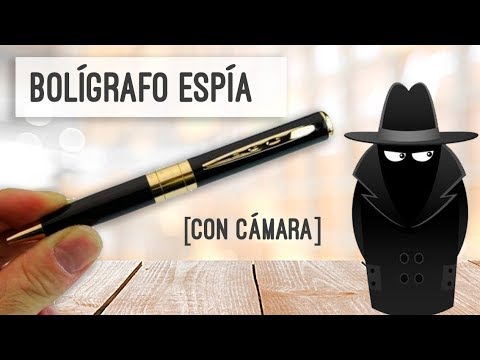 Bolígrafo grabador ESPÍA con cámara oculta [INCREÍBLE PRODUCTO] 🔥🔥 