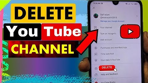 How to Delete YOUTUBE CHANNEL Permanently in 2025