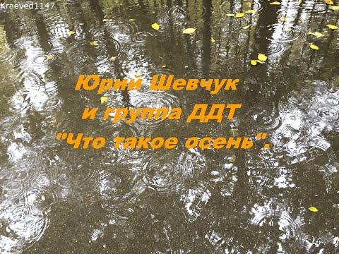 Ещё одна "Что такое осень" Ю.Шевчука