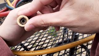 how to change yellow jacket hose gaskets | yellow jacket refrigerant hose seal change |