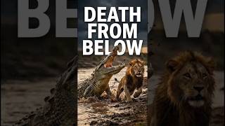 THE 5000 NEWTON BITE: Nile Crocodile Ambushes Lion | Wildlife Documentary