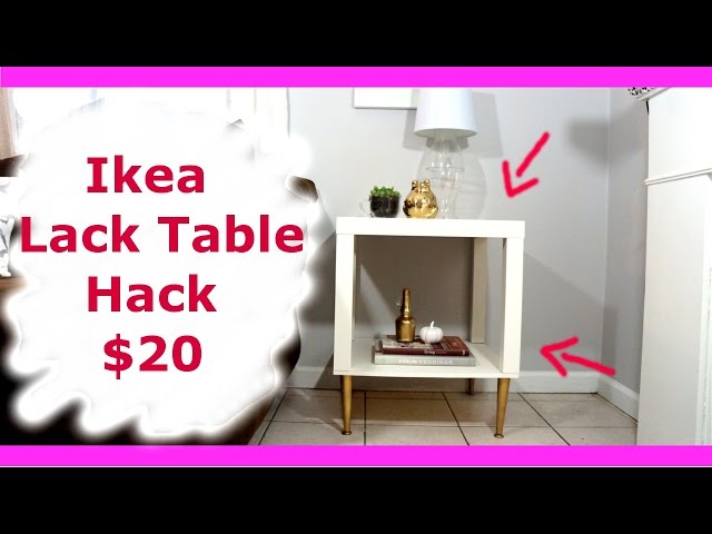 Ikea Lack Table Hack | New DIY Series - YouTube