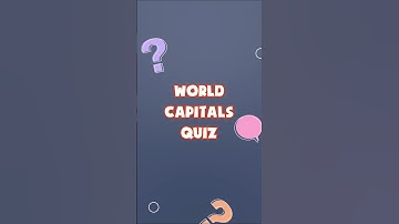 World Capitals Quiz