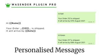 How to Send Personalised Messages to Multiple WhatsApp Contacts with just One Click Using WASender screenshot 1