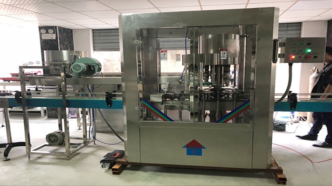 Rotary screw capping machine 5 heads plastic bottles capper tested for