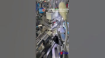 Soft close hinge automatic assembly machine #cabinethinge #assemblymachine #hingeproduction