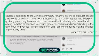 Ye issues apology to Jewish community for antisemitic statements
