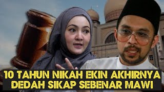 Terkesan dengan Perubahan sikap Mawi! Genap 10Tahun Usia Prnikahan, Ekin Akhirnya ambil kputusan ini