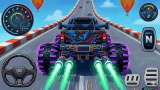 Monster Truck Mega Ramp Extreme Racing - Impossible GT Car Racing - Android Gameplay  screenshot 4