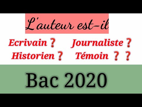 Vidéo: Différence Entre Histoire Et Littérature