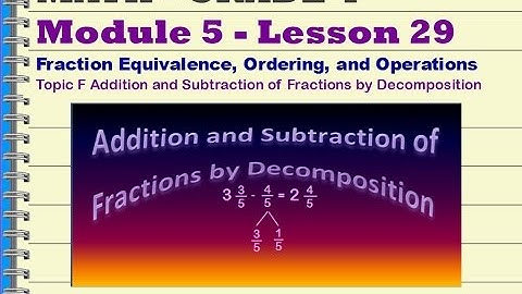 Grade 4 Mod 5 Lesson 29
