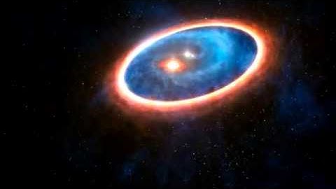 Space documentary | Artist’s impression of the double -star system GG Tauri-A
