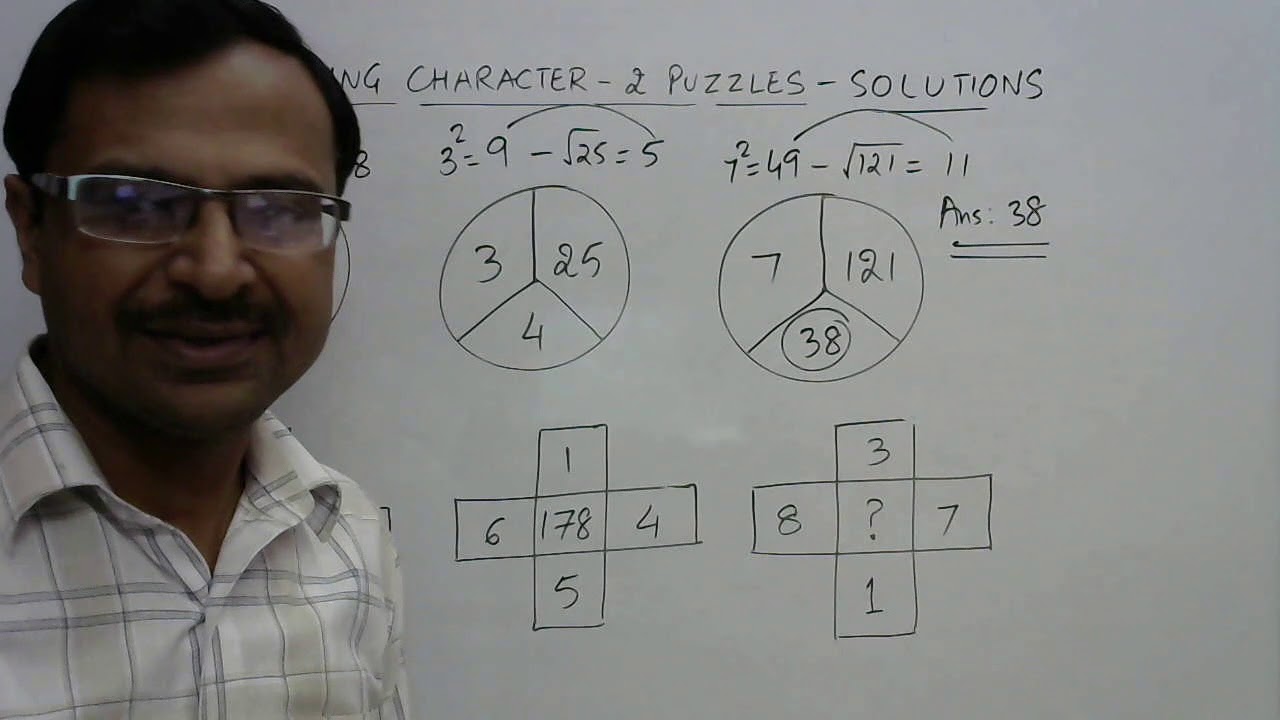 Explanatory Solutions of Missing Number Problems - YouTube